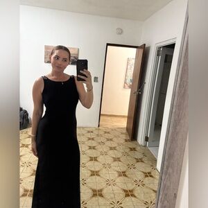 Anne Klein Elegant Black Maxi Dress